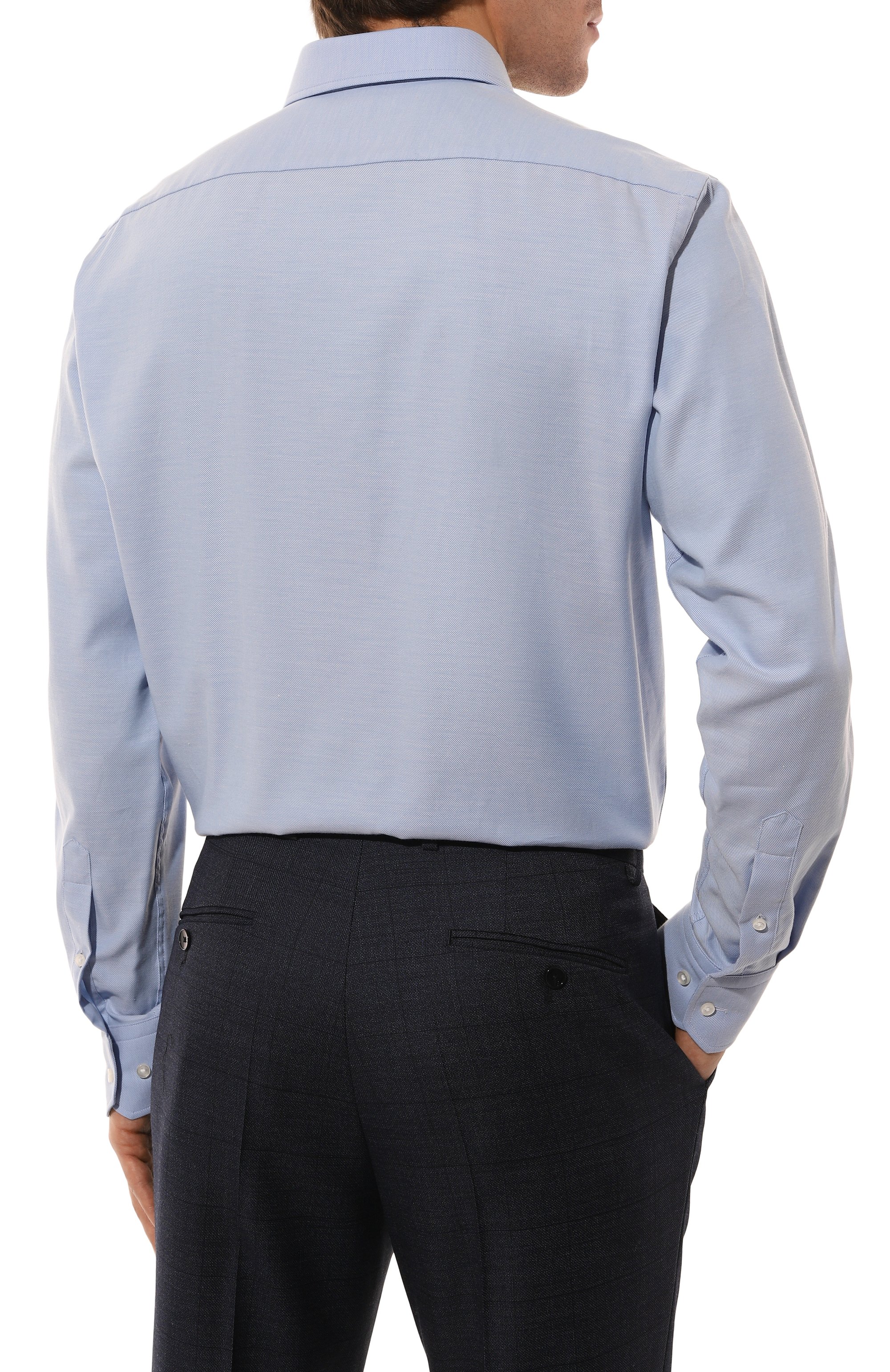 Сорочка из хлопка и кашемира BOSS, арт. 50527364, фото 4