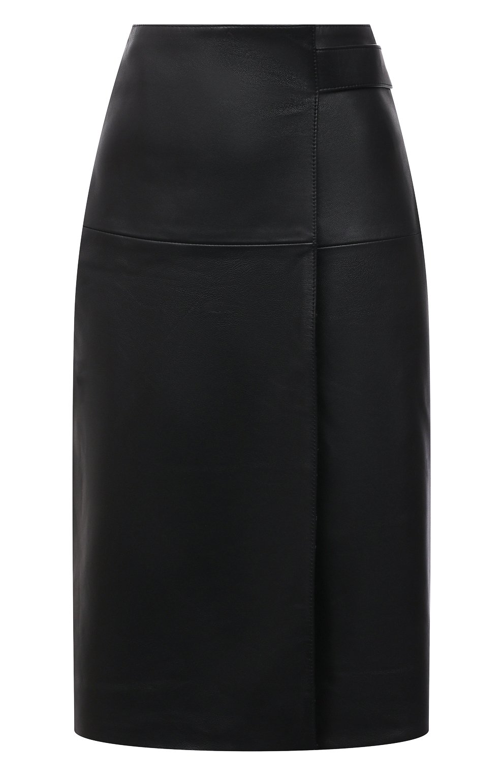 Кожаная юбка BATS черного цвета по цене 41200 руб., арт. FW21/S_010, фото 1 Кожаная юбка BATS, арт. FW21/S_010, фото 1
