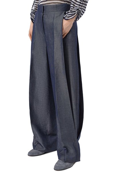 Брюки из лиоцелла и льна GIORGIO ARMANI, арт. GW002557/AF26110, фото 3