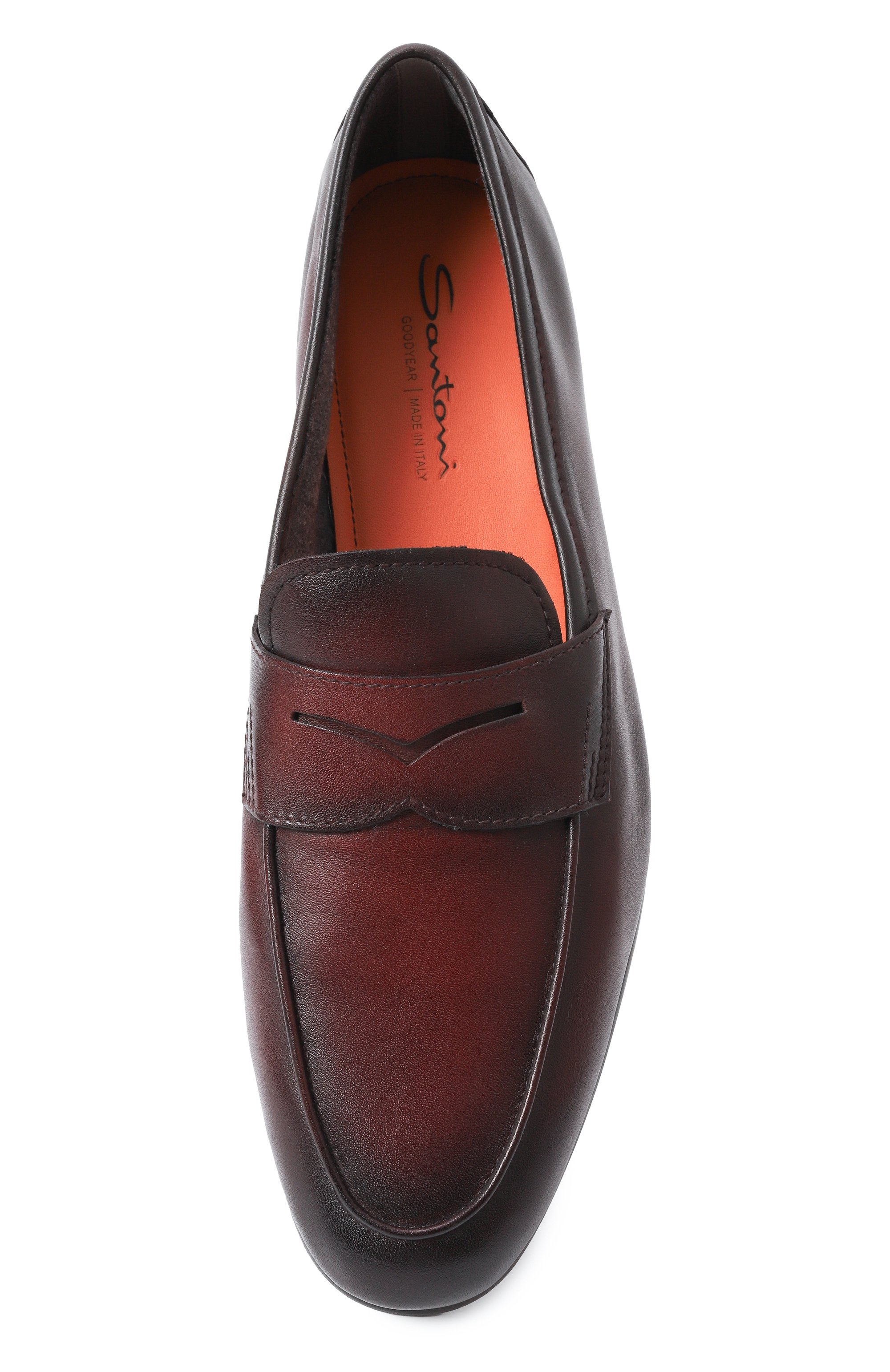 Кожаные пенни-лоферы carlo SANTONI, арт. MCNG18837SI9KMEM, фото 6