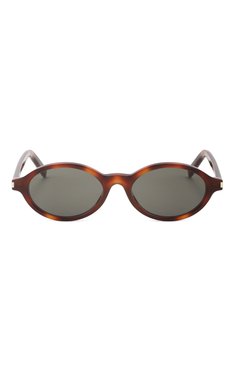 Женские солнцезащитные очки SAINT LAURENT коричневого цвета, арт. SL 751 JEANNE 003 | Фото 3 (Нос: Не проставлено; Региональные ограничения белый список (Axapta Mercury): Не проставлено; Тип очков: С/з; Материал: Пластик; Оптика Гендер: оптика-женское; Очки форма: Овальные)