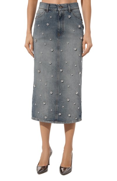 Джинсовая юбка GIUSEPPE DI MORABITO, арт. 03PFDNS059B 03330, фото 3