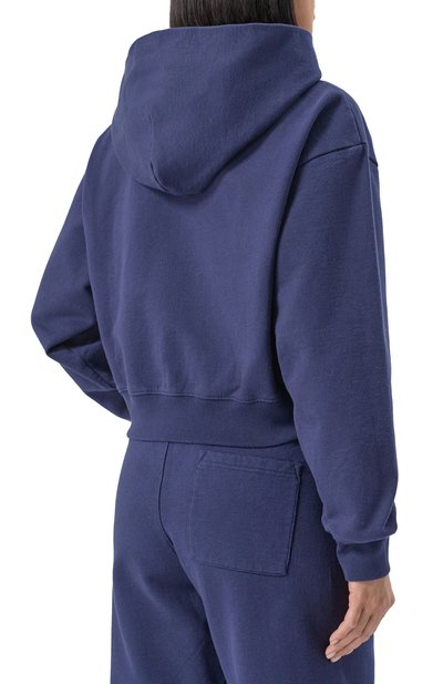 Хлопковая толстовка sporty & rich x le bristol paris SPORTY AND RICH синего цвета по цене 26100 руб., арт. ST068517618BL32, фото 4 Хлопковая толстовка sporty & rich x le bristol paris SPORTY AND RICH, арт. ST068517618BL32, фото 4