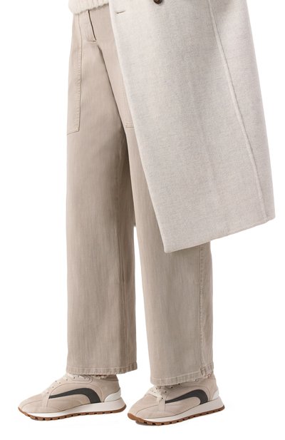 Замшевые кроссовки BRUNELLO CUCINELLI, арт. MZSFG2797, фото 3