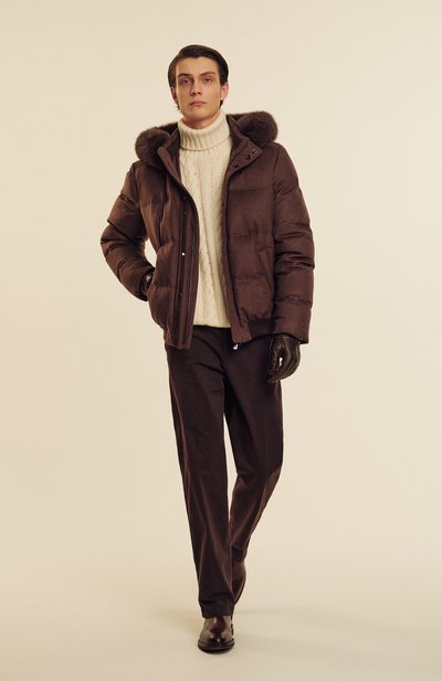 Кожаные перчатки KITON, арт. UGU023K0257F03, фото 4