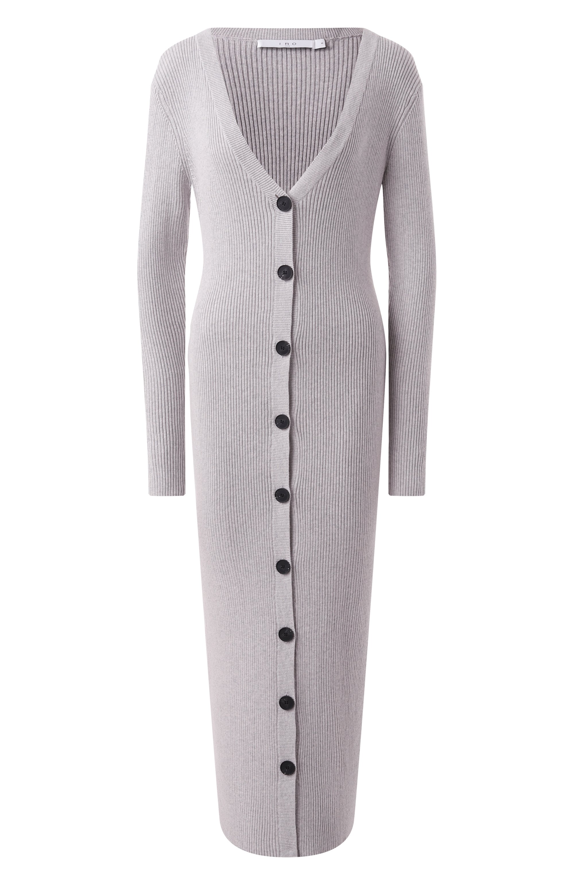 Платье из хлопка и кашемира IRO, арт. WP33S0RAM, фото 1