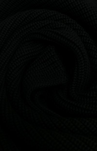 Шерстяной шарф OFF-WHITE черного цвета по цене 47200 руб., арт. 0WMA060F23KNI001, фото 4 Шерстяной шарф OFF-WHITE, арт. 0WMA060F23KNI001, фото 4