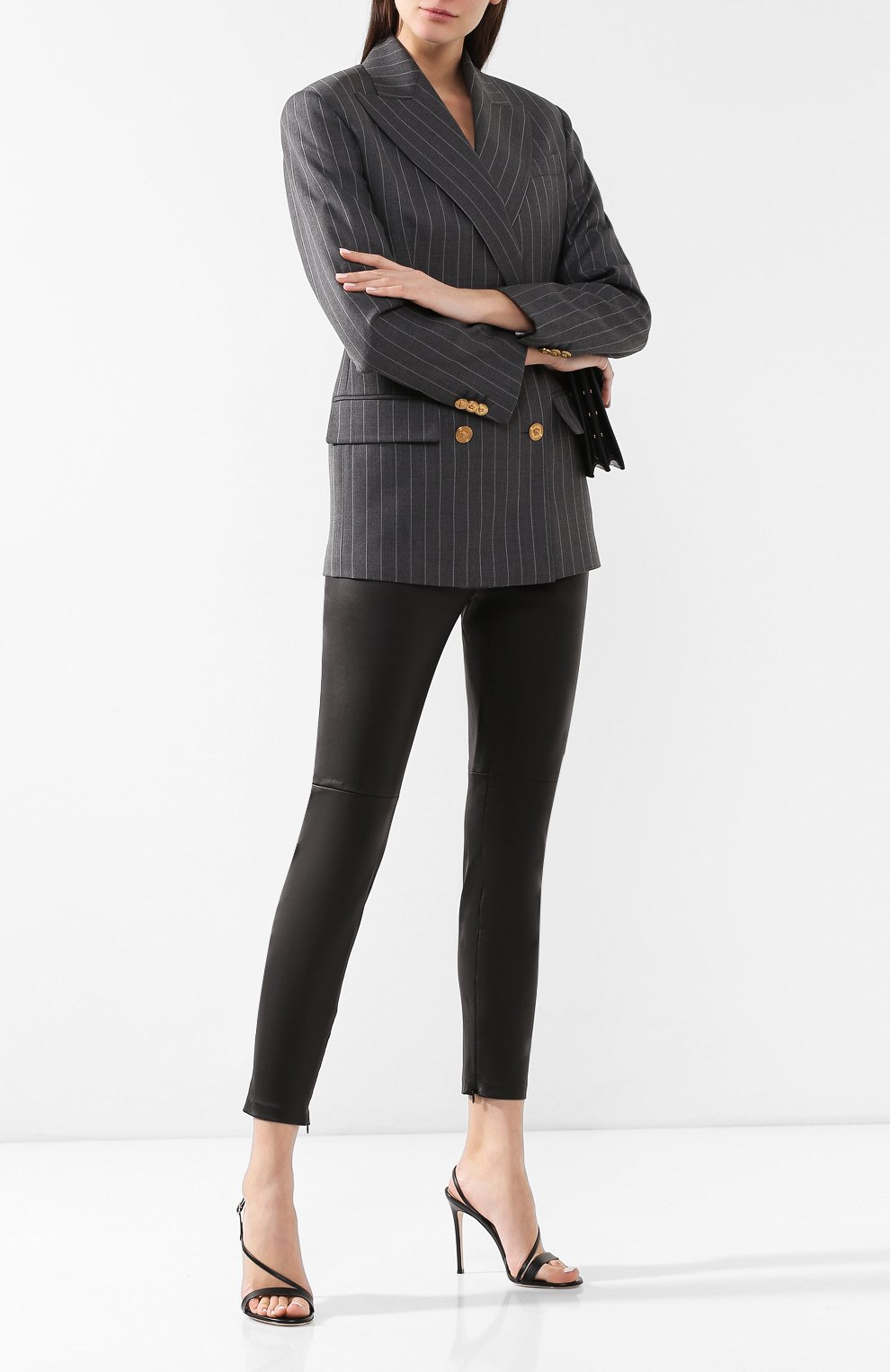 Кожаные брюки RALPH LAUREN, арт. 290618854, фото 2