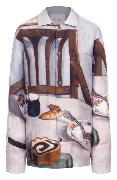 Женская шелковая рубашка NANUSHKA, арт. NU25SSTP37850