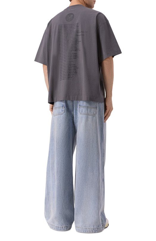 Хлопковая футболка VETEMENTS UCF76TR400M Серый  UCF76TR400M Фото 2