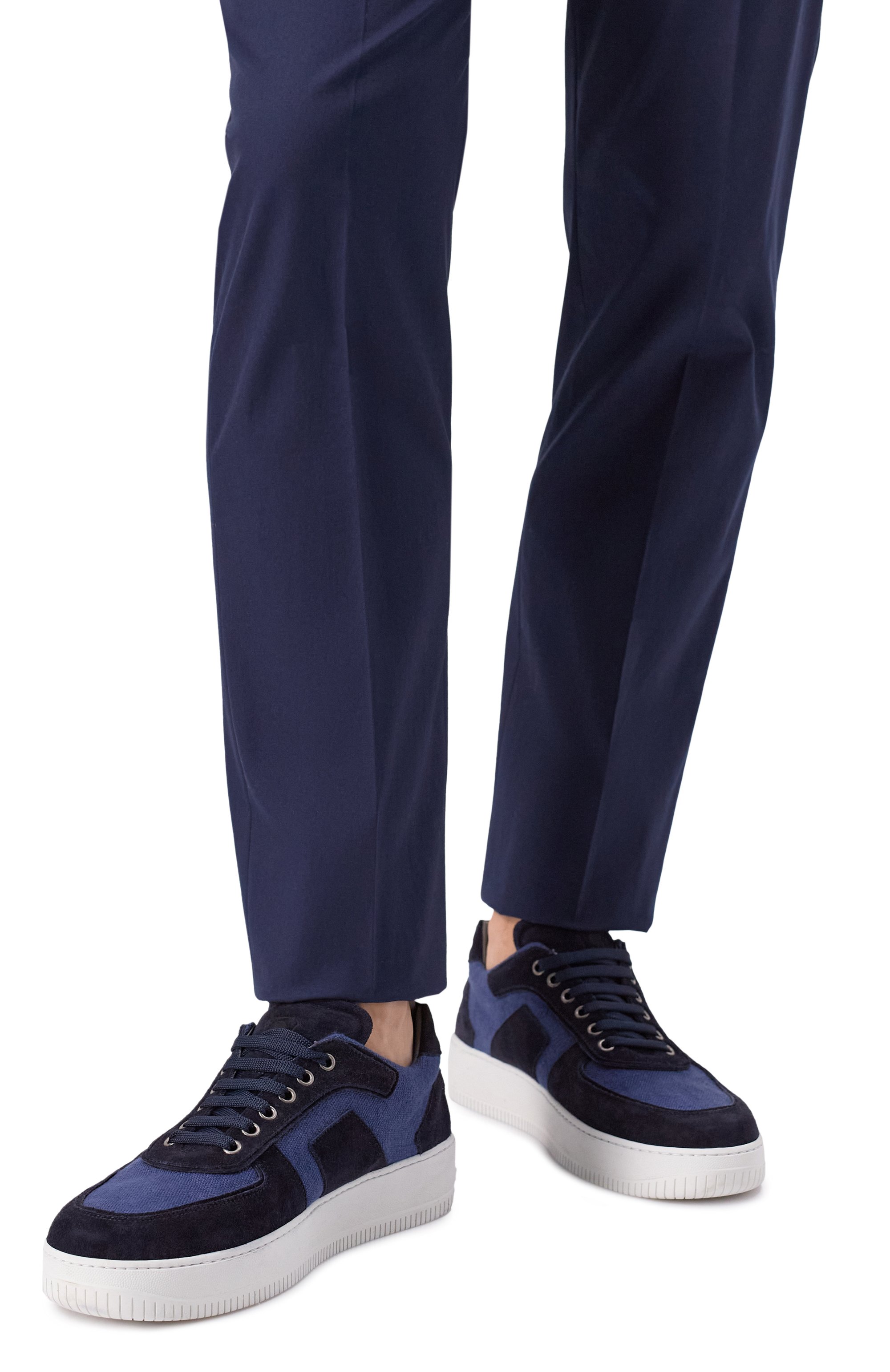 Комбинированные кеды CORNELIANI, арт. 25TM70-2520911, фото 3