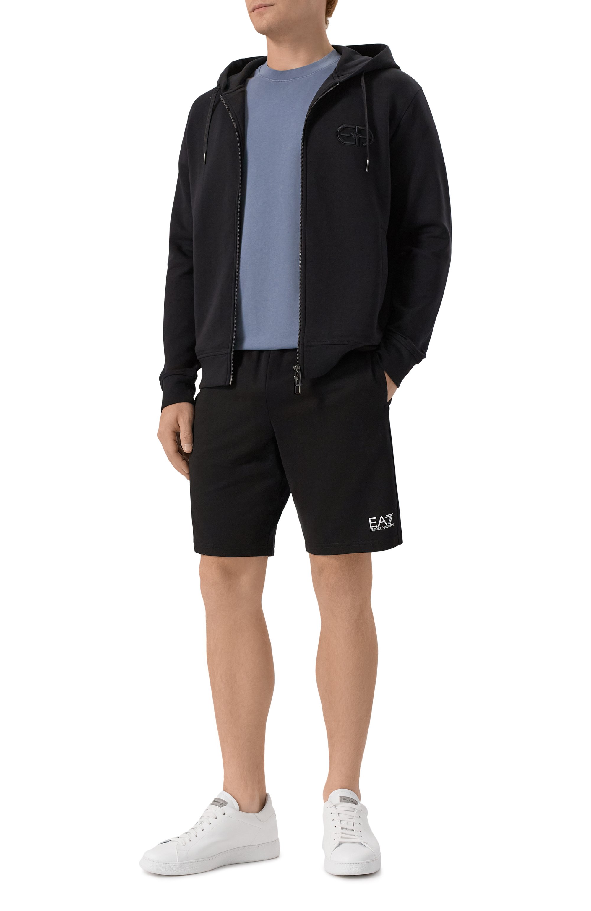 Хлопковая футболка EMPORIO ARMANI, арт. EM002722/AF13715, фото 2