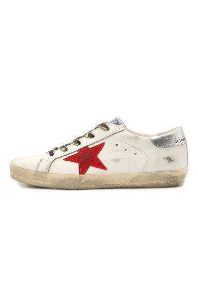 Кожаные кеды superstar GOLDEN GOOSE DELUXE BRAND, арт. GTF00101.F001157, фото 2