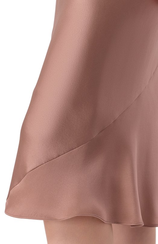 Атласная юбка Dorothee Schumacher 147305 Коричневый  147305 Фото 5