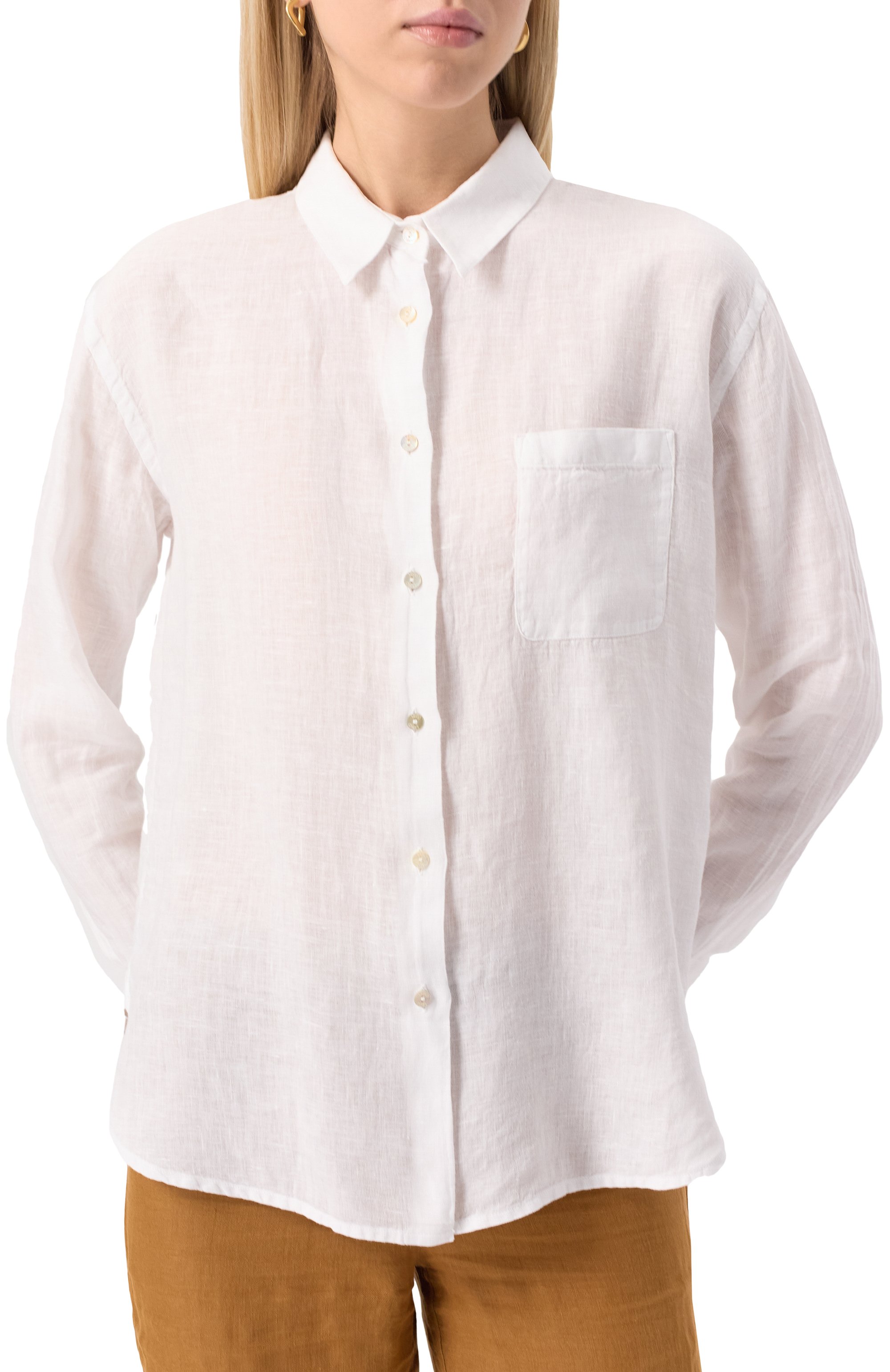 Льняная рубашка 120% LINO, арт. 32ALIW19GE/000B317, фото 3