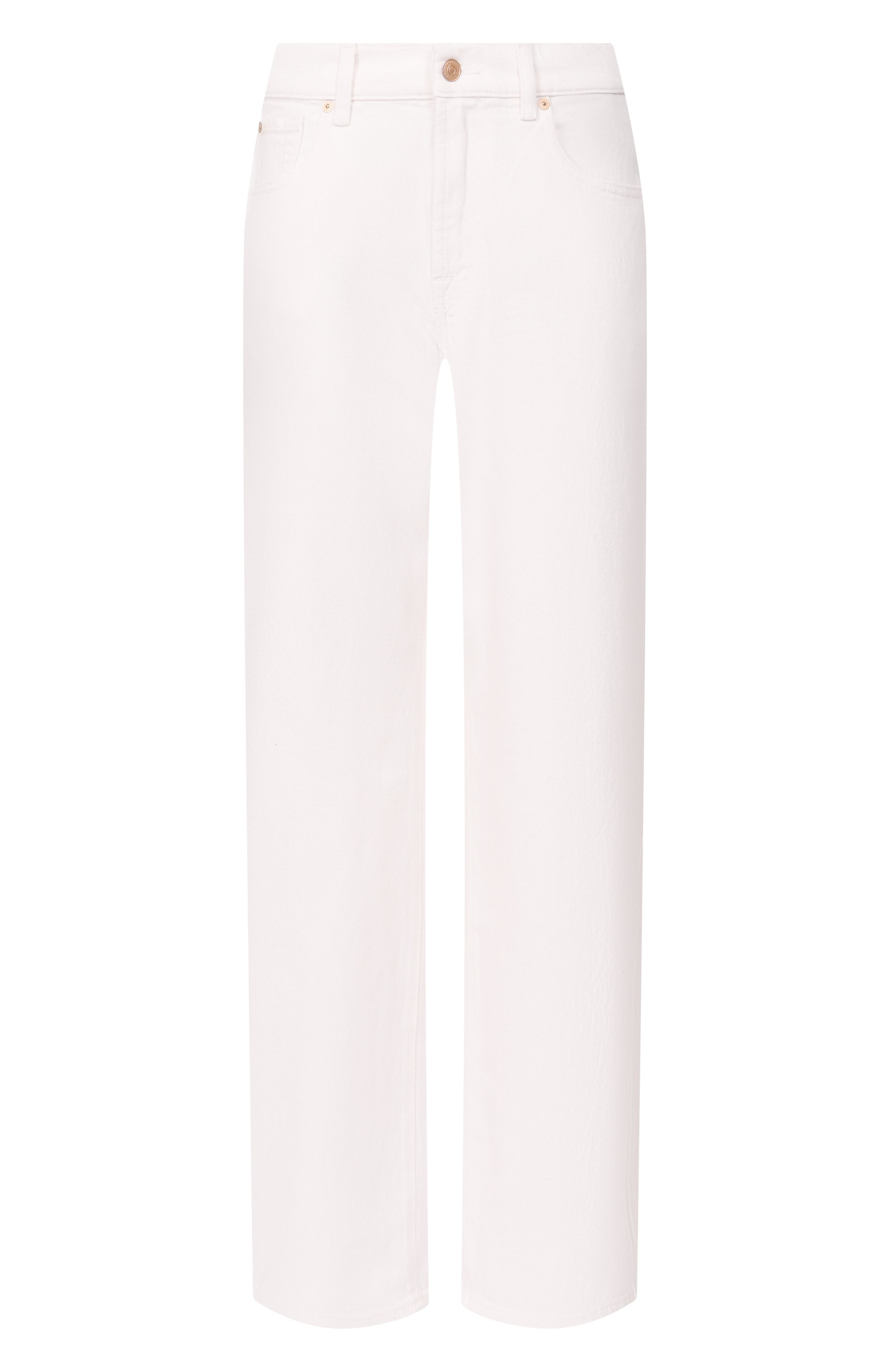 Джинсы tess 7 FOR ALL MANKIND белого цвета по цене 26450 руб., арт. 7UE60D52-MLY, фото 1 Джинсы tess 7 FOR ALL MANKIND, арт. 7UE60D52-MLY, фото 1