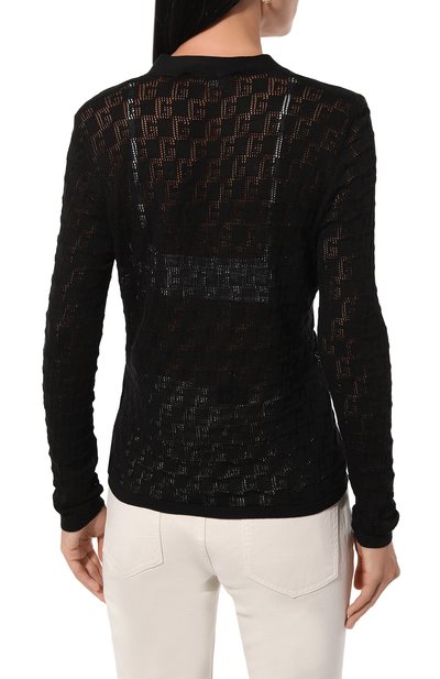 Кардиган из шелка и хлопка GUCCI, арт. 742971/XKC77, фото 4