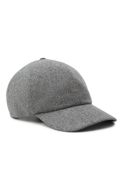 Мужская шерстяная бейсболка BRUNELLO CUCINELLI, арт. M038P9850W