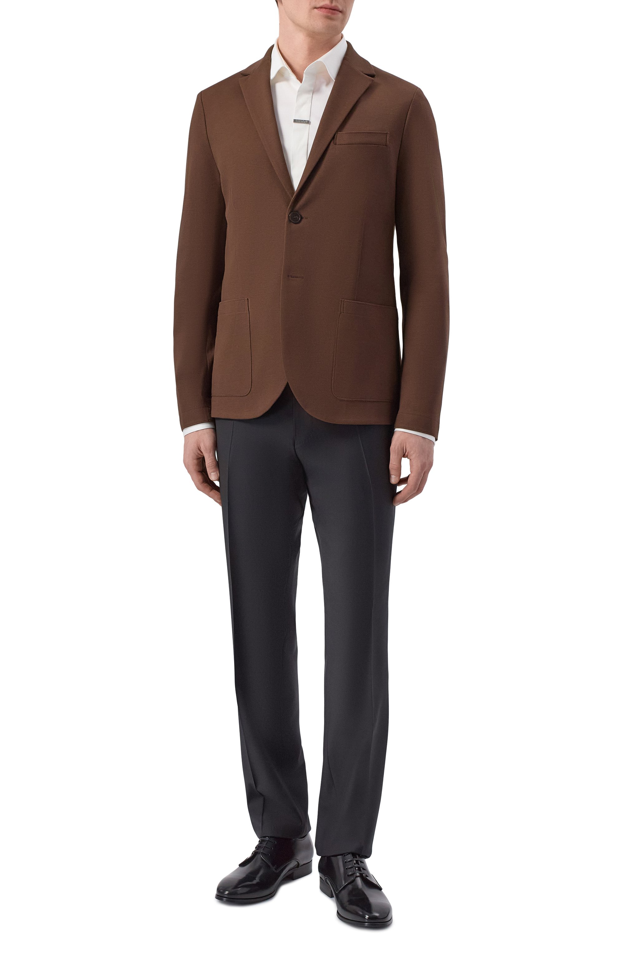 Шерстяные брюки BOSS CAMEL, арт. 50509909, фото 2