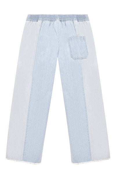 Укороченные джинсы CHLOÉ голубого цвета по цене 13350 руб., арт. C14583/14A, фото 2 Укороченные джинсы CHLOÉ, арт. C14583/14A, фото 2