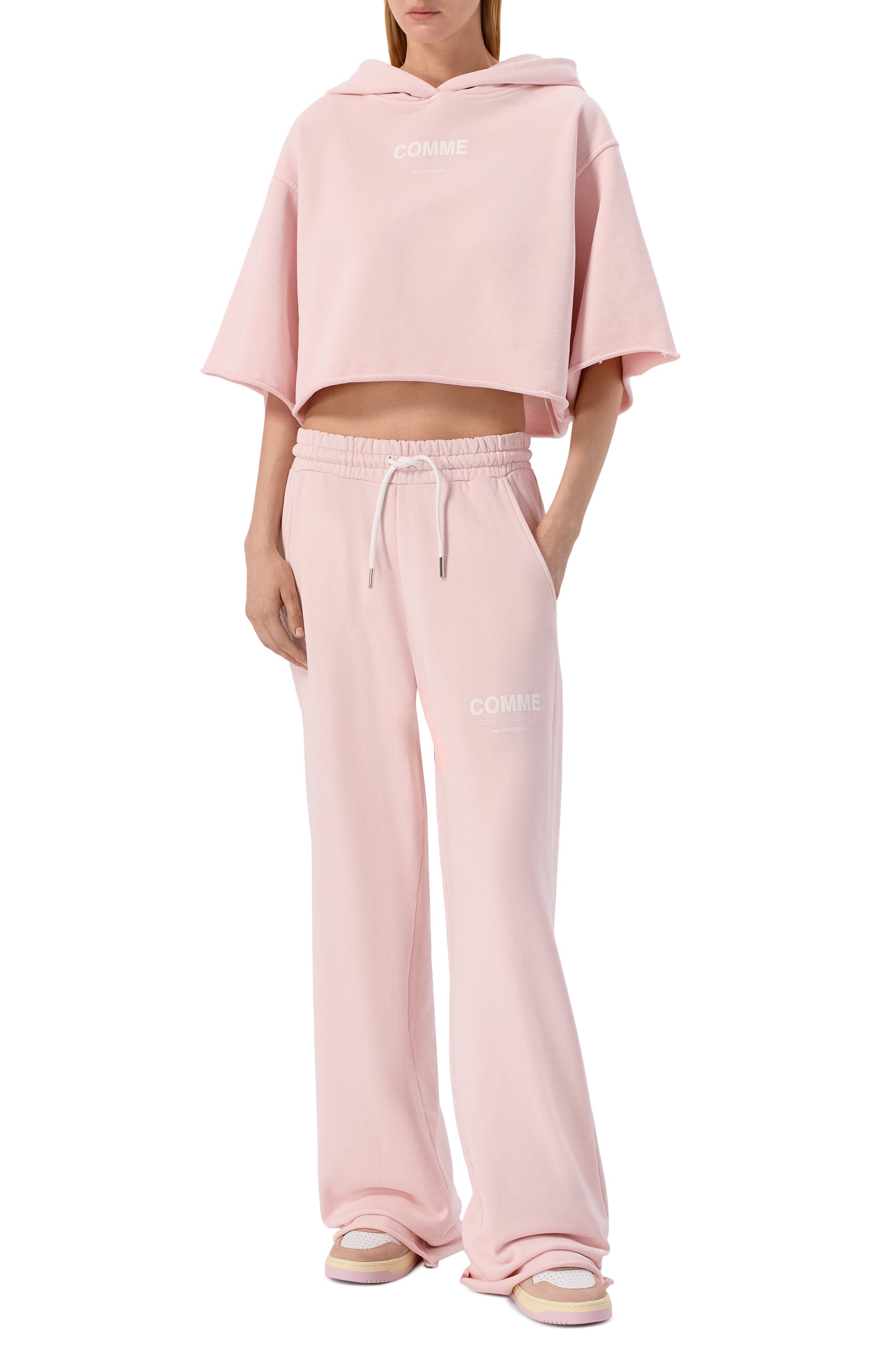 Хлопковые брюки COMME DES FUCKDOWN, арт. CFABW01581, фото 2