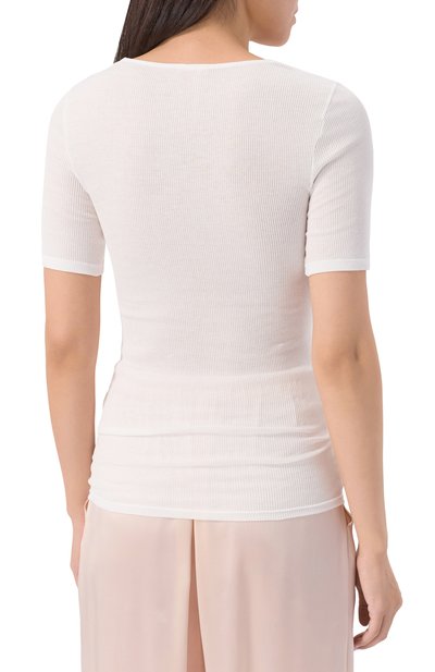 Хлопковая футболка HANRO, арт. 071376, фото 4