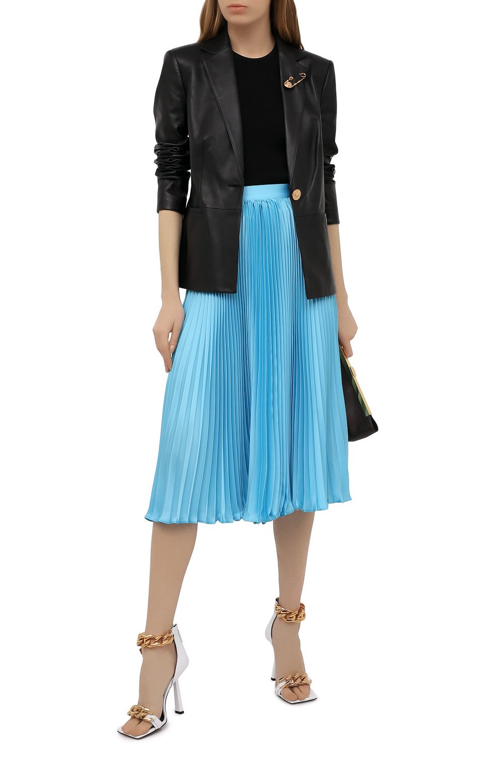 Плиссированная юбка VERSACE, арт. A88378/1F00448, фото 2