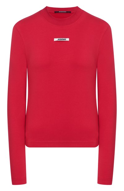 Женская хлопковый лонгслив JACQUEMUS, арт. 24ETSW00155AJ0/0124