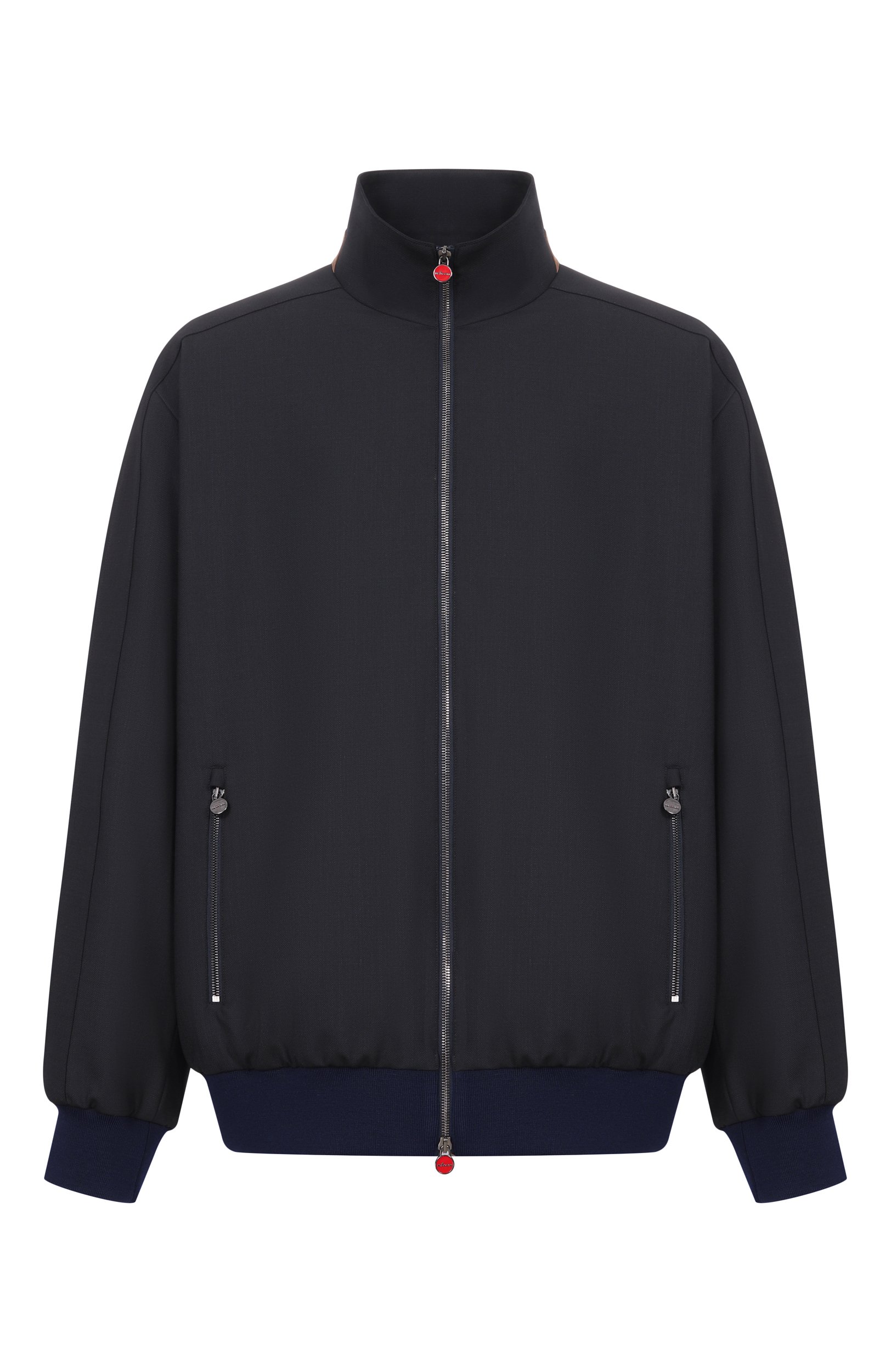 Бомбер KITON темно-синего цвета по цене 834000 руб., арт. UW2497V0457L, фото 1 Бомбер KITON, арт. UW2497V0457L, фото 1