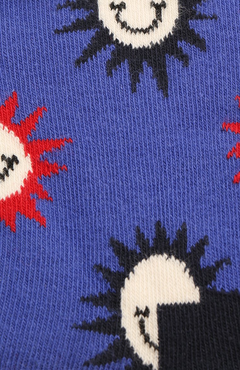 Детские носки HAPPY SOCKS разноцветного цвета, арт. KSMS01 | Фото 2 (Материал: Текстиль, Хлопок; Кросс-КТ: Носки; Материал сплава: Проставлено; Нос: Не проставлено; Мальчики Кросс-КТ: Носки)