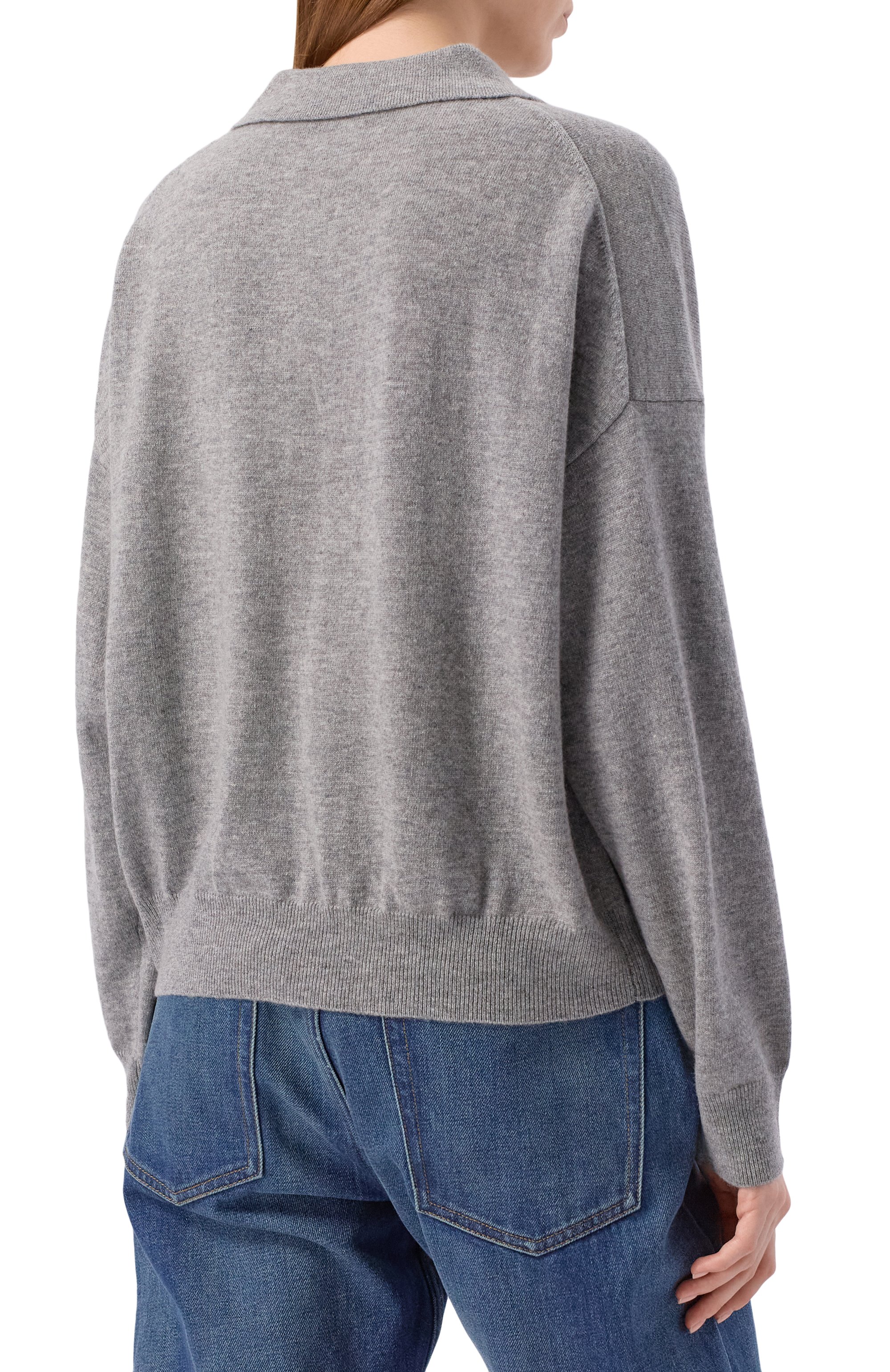 Поло из шерсти и кашемира ALLUDE, арт. 255/17653, фото 4