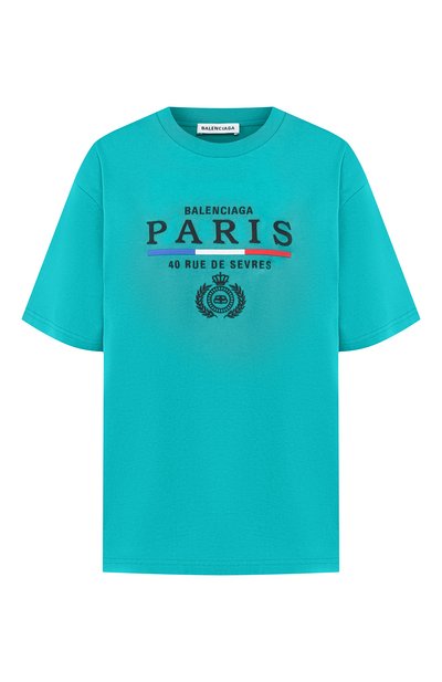 Хлопковая футболка BALENCIAGA, арт. 594599/TGV48, фото 1
