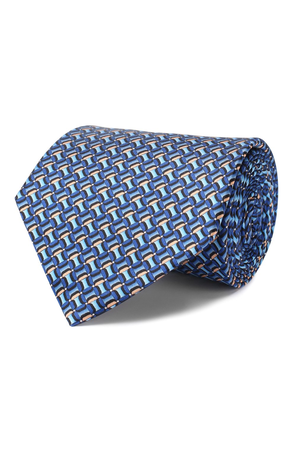 Шелковый галстук LANVIN синего цвета по цене 12600 руб., арт. 2812/TIE, фото 1 Шелковый галстук LANVIN, арт. 2812/TIE, фото 1