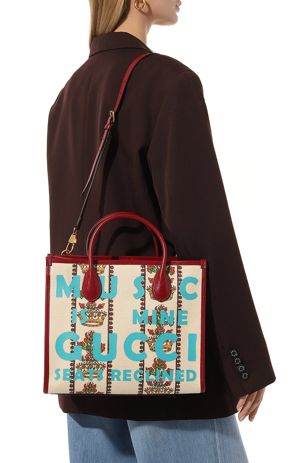 Сумка-тоут gucci 100 GUCCI, арт. 659983 UKVFT, фото 2