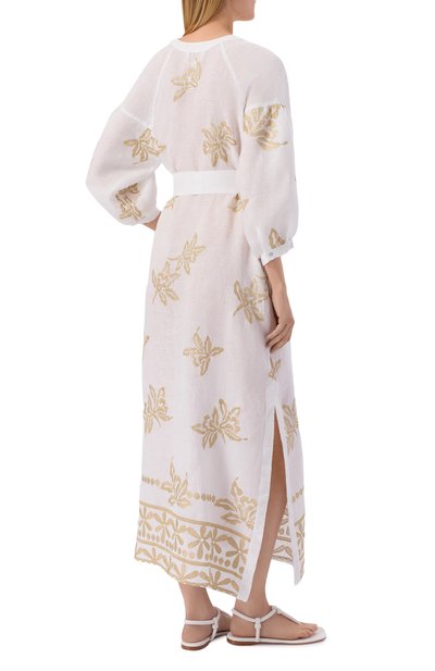 Льняное платье 120% LINO, арт. 33ALIW4PLH/000G477, фото 3