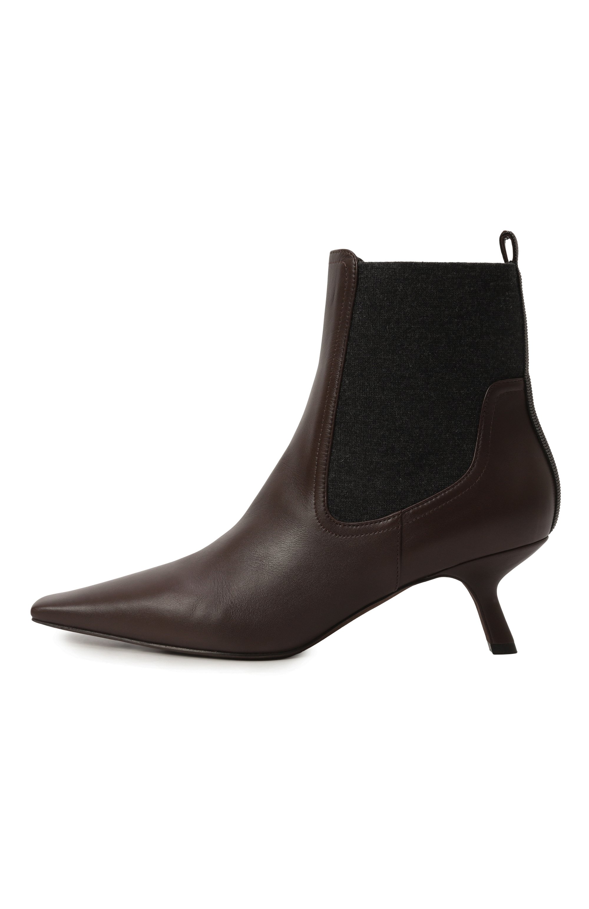 Кожаные ботильоны BRUNELLO CUCINELLI, арт. MZSKC2771P, фото 4