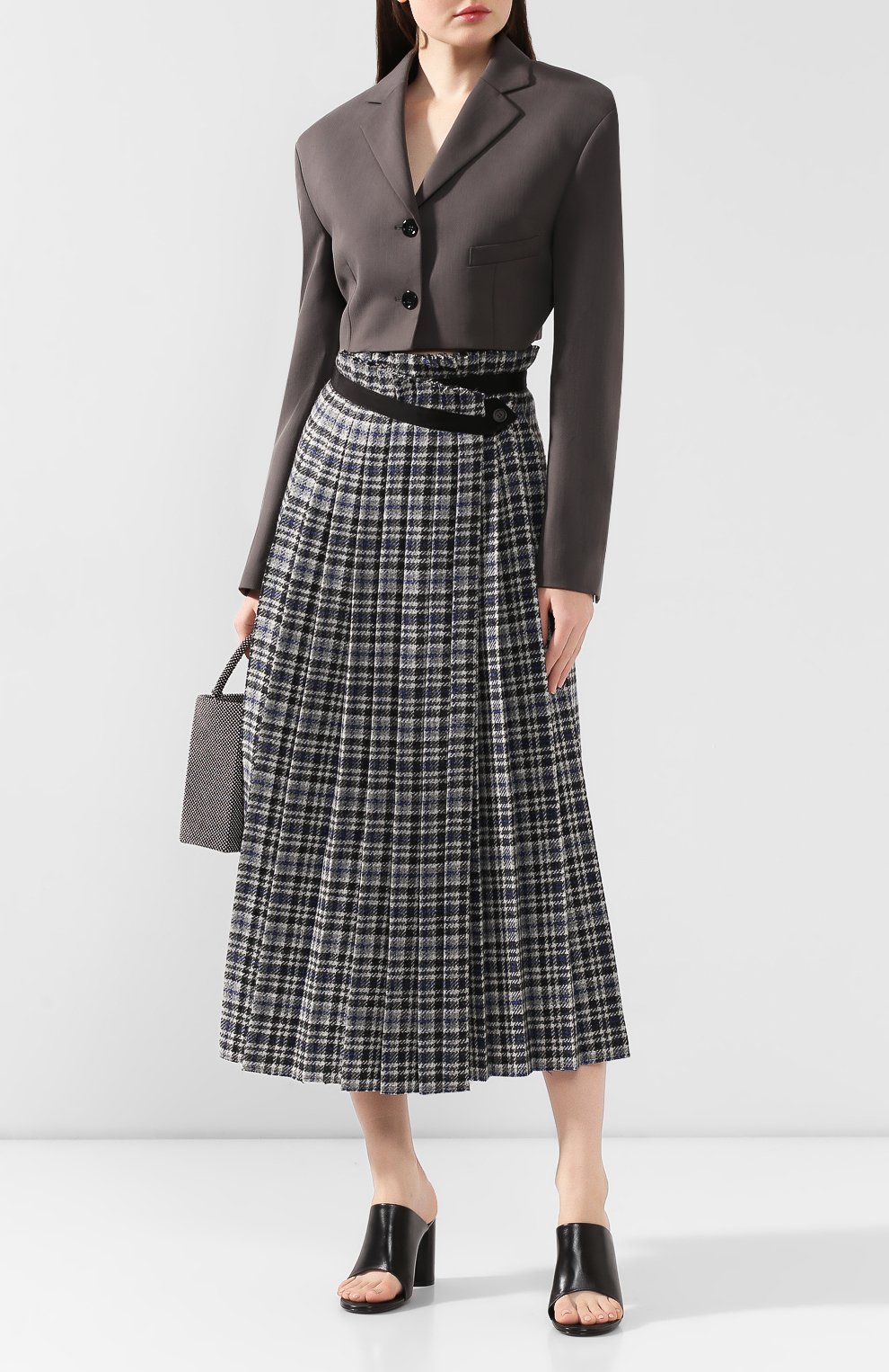 Жакет ACNE STUDIOS темно-серого цвета по цене 97050 руб., арт. AH0056, фото 2 Жакет ACNE STUDIOS, арт. AH0056, фото 2