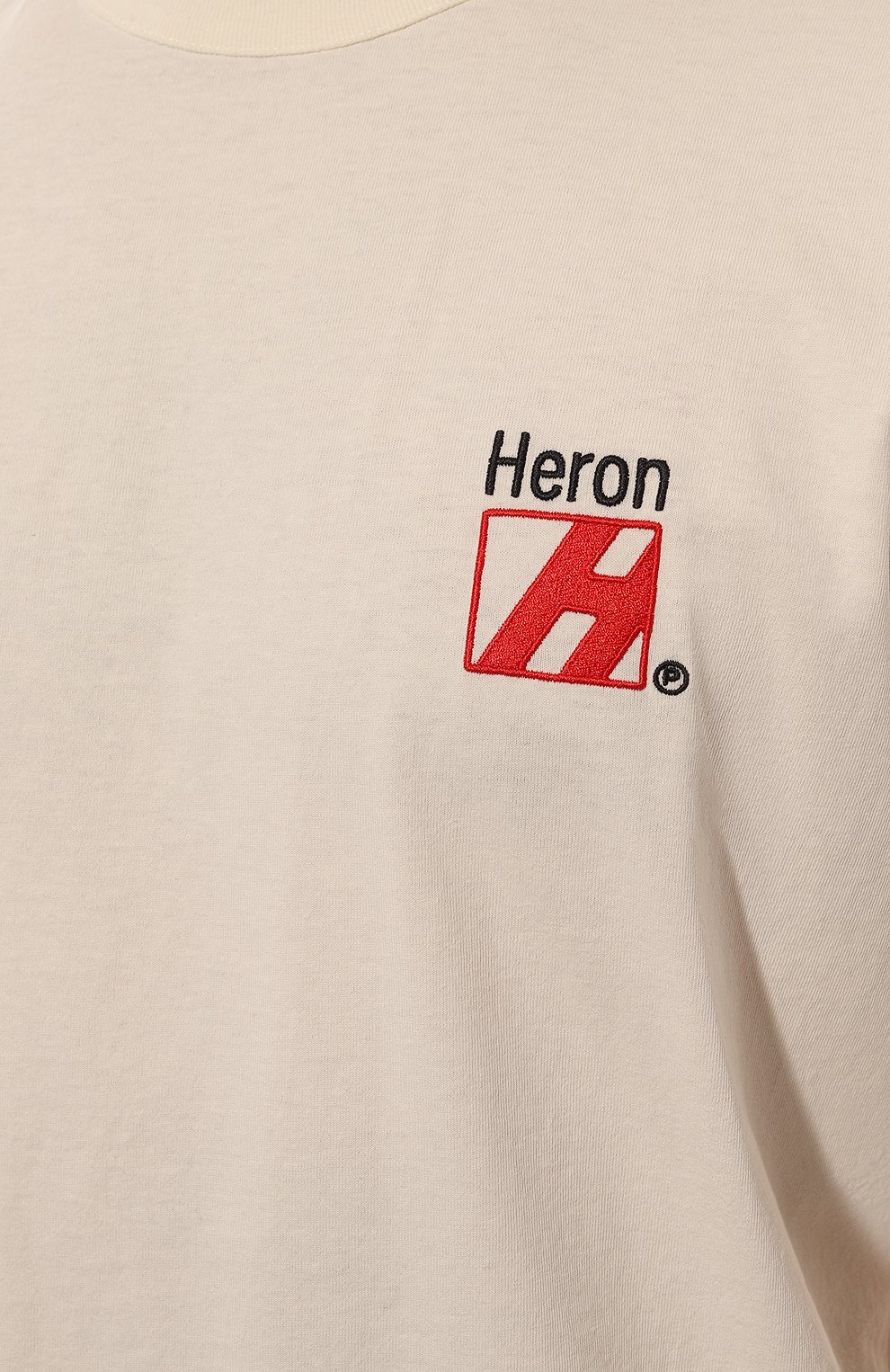Хлопковая футболка HERON PRESTON, арт. HMAA032F22JER010, фото 5
