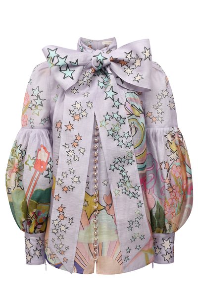 Блузка изо льна и шелка ZIMMERMANN, арт. 2012TC0N, фото 1