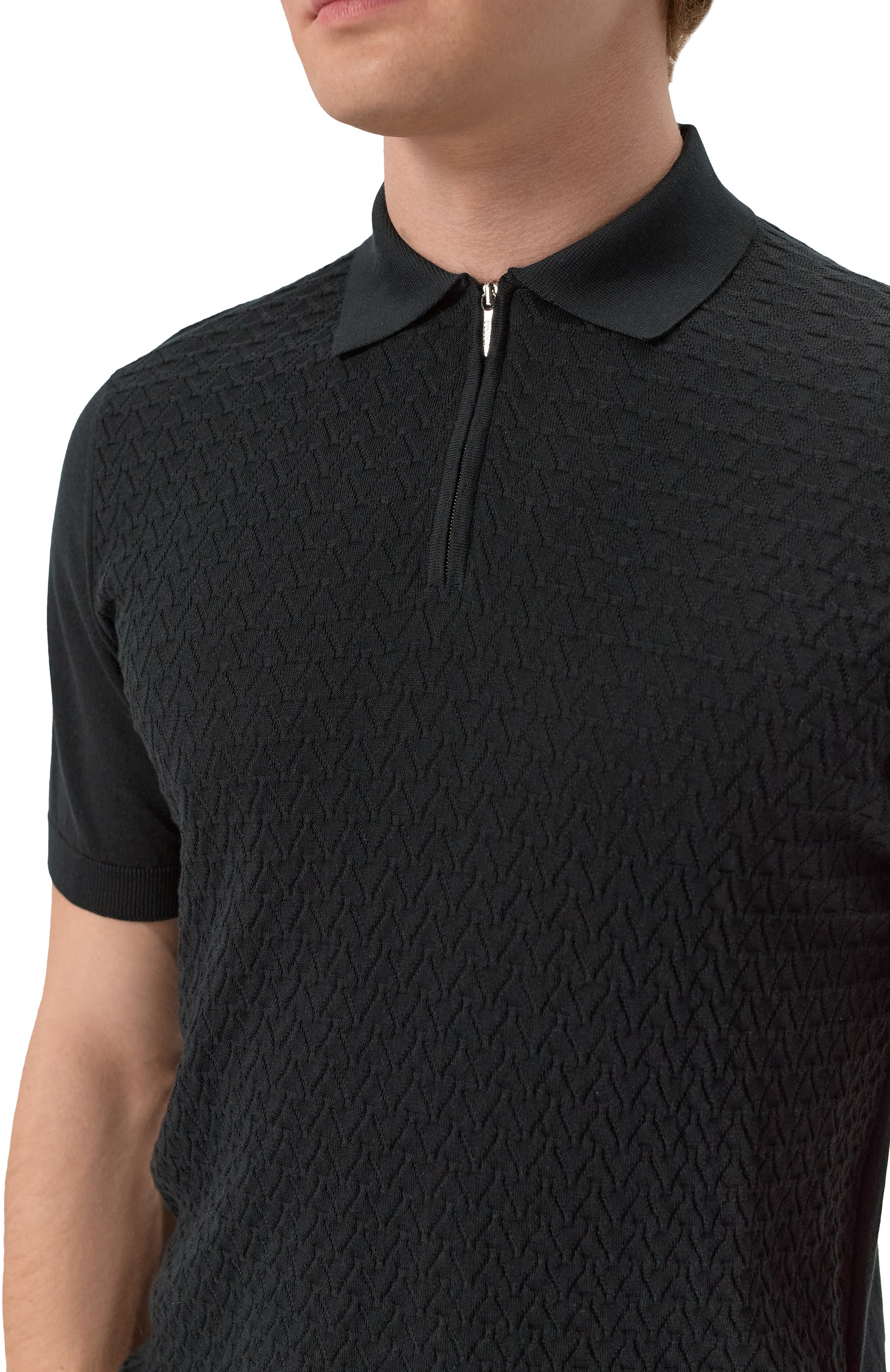 Хлопковое поло FEDELI, арт. 8UED5921, фото 5