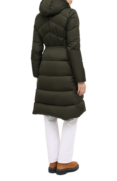 Пуховик MONCLER хаки цвета по цене 163000 руб., арт. F2-093-1D507-00-C0068, фото 5 Пуховик MONCLER, арт. F2-093-1D507-00-C0068, фото 5