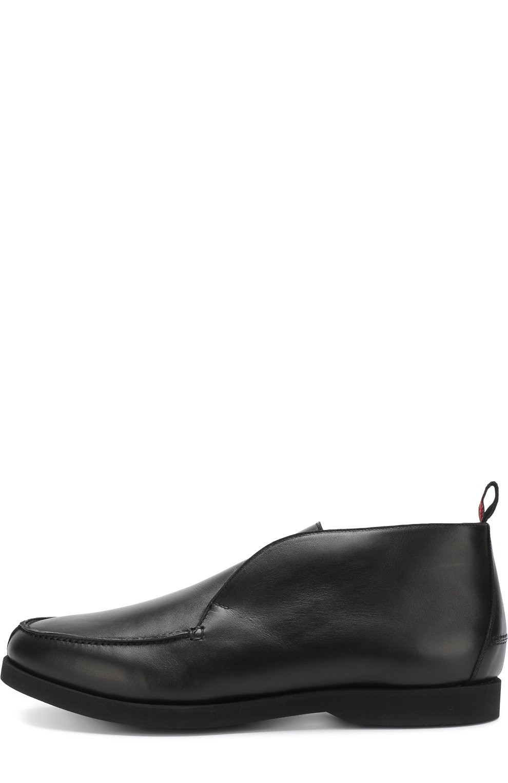 Кожаные ботинки без шнуровке с внутренней меховой отделкой KITON, арт. USSFLYN00409, фото 3