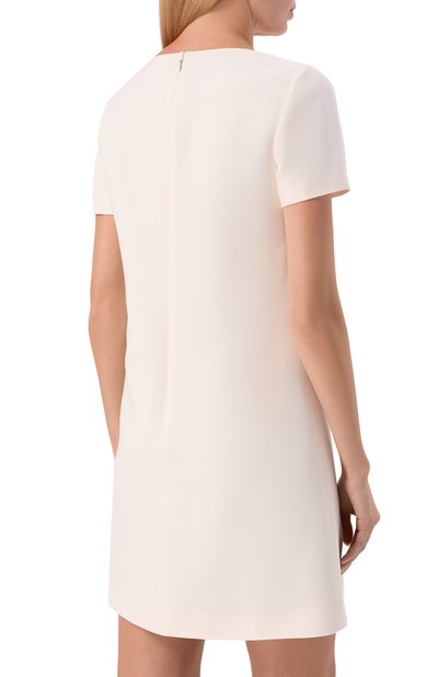 Платье из шерсти и шелка VALENTINO белого цвета по цене 371500 руб., арт. 8B3VAHT5/1CF, фото 3 Платье из шерсти и шелка VALENTINO, арт. 8B3VAHT5/1CF, фото 3