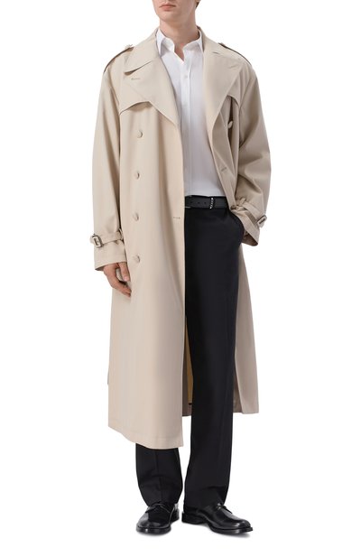Тренч DOLCE & GABBANA светло-бежевого цвета по цене 484000 руб., арт. G057JT/HUMVM, фото 2 Тренч DOLCE & GABBANA, арт. G057JT/HUMVM, фото 2