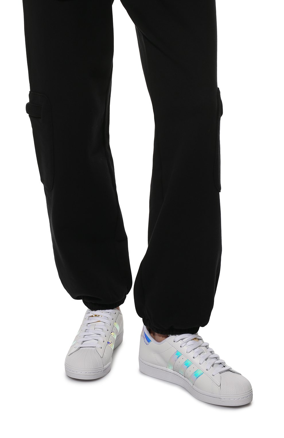 Комбинированные кеды superstar ADIDAS ORIGINALS, арт. FX7565, фото 3