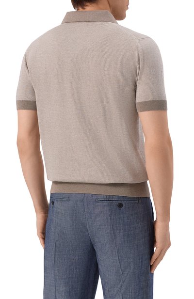 Поло из хлопка и кашемира PAUL&SHARK, арт. 25411604, фото 4