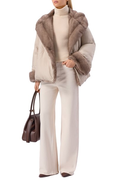 Пуховик с отделкой из норки ANTONELLI FIRENZE, арт. P3475/367C, фото 2