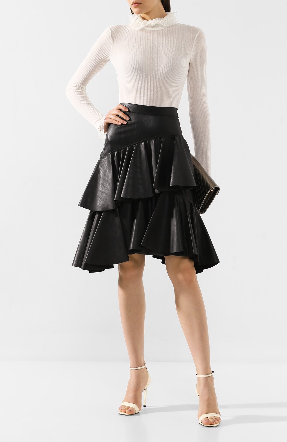 Водолазка из смеси вискозы и шерсти PHILOSOPHY DI LORENZO SERAFINI, арт. A1204/5739, фото 2