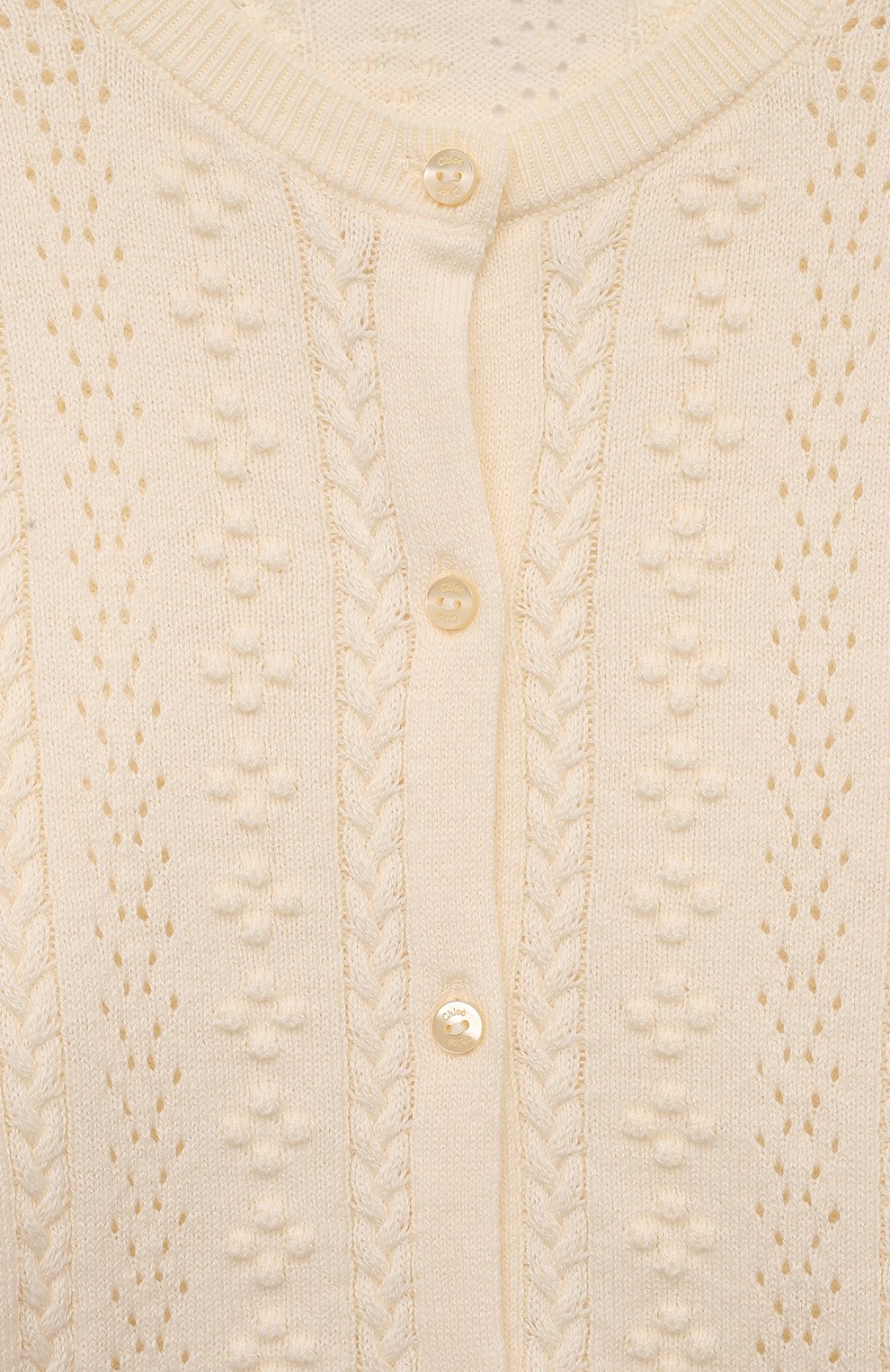 Кардиган из хлопка и шерсти CHLOÉ, арт. C20311., фото 3