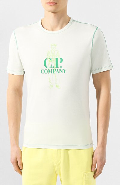 Хлопковая футболка C.P. COMPANY, арт. 08CMTS143A-005100W, фото 3